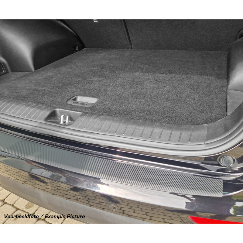 Film de protection du pare-chocs arrière sur mesure pour Skoda Superb II Kombi 2009-2015 - Look carbone