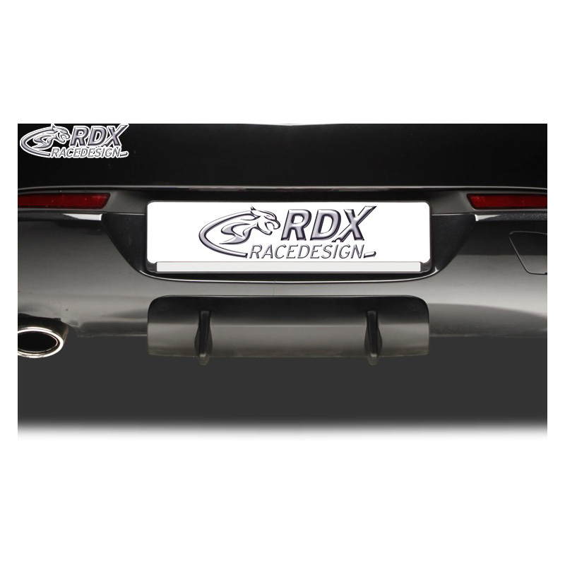 Jupe arrière 'Diffuseur U-Diff' sur mesure pour Opel Astra J GTC 2009-2015 incl. OPC-Line (PU)
