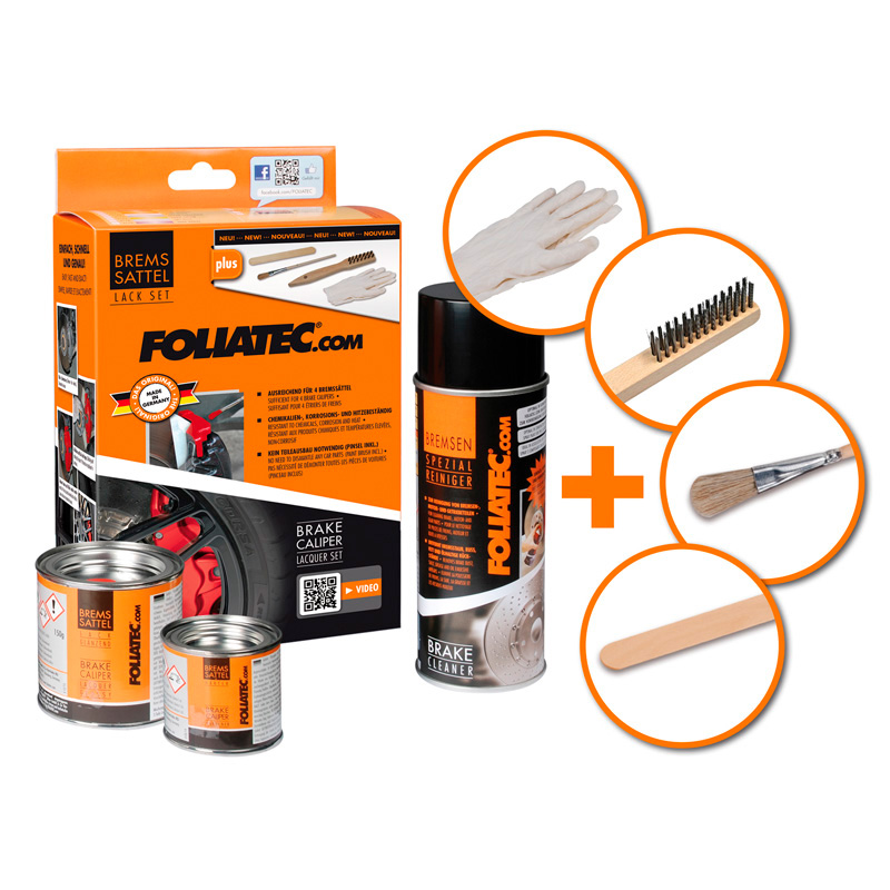 Foliatec Set peinture étriers de freins - sky bleu - 3 Components