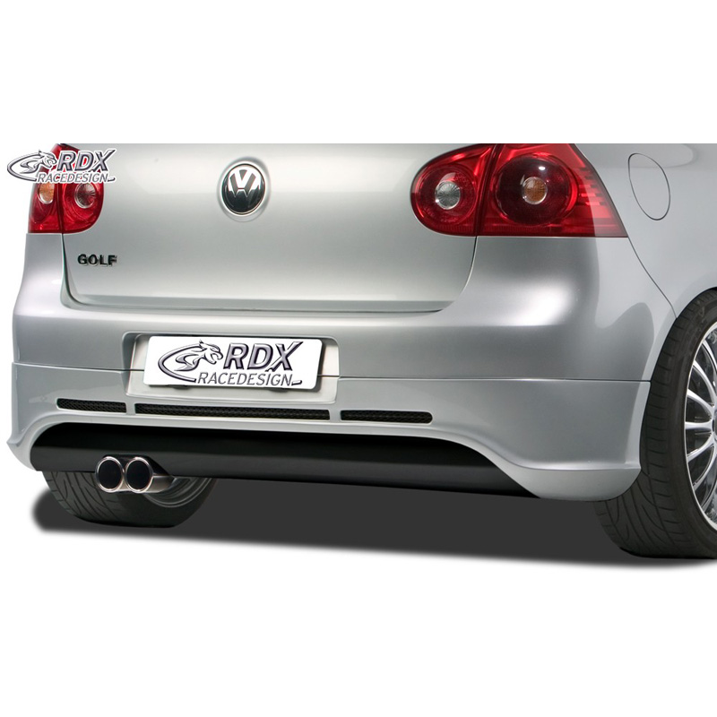 Jupe arrière sur mesure pour Volkswagen Golf V GTI/R Hatchback 3/5-portes 2003-2008 (échappement à gauche) excl. Variant/Plus (ABS)