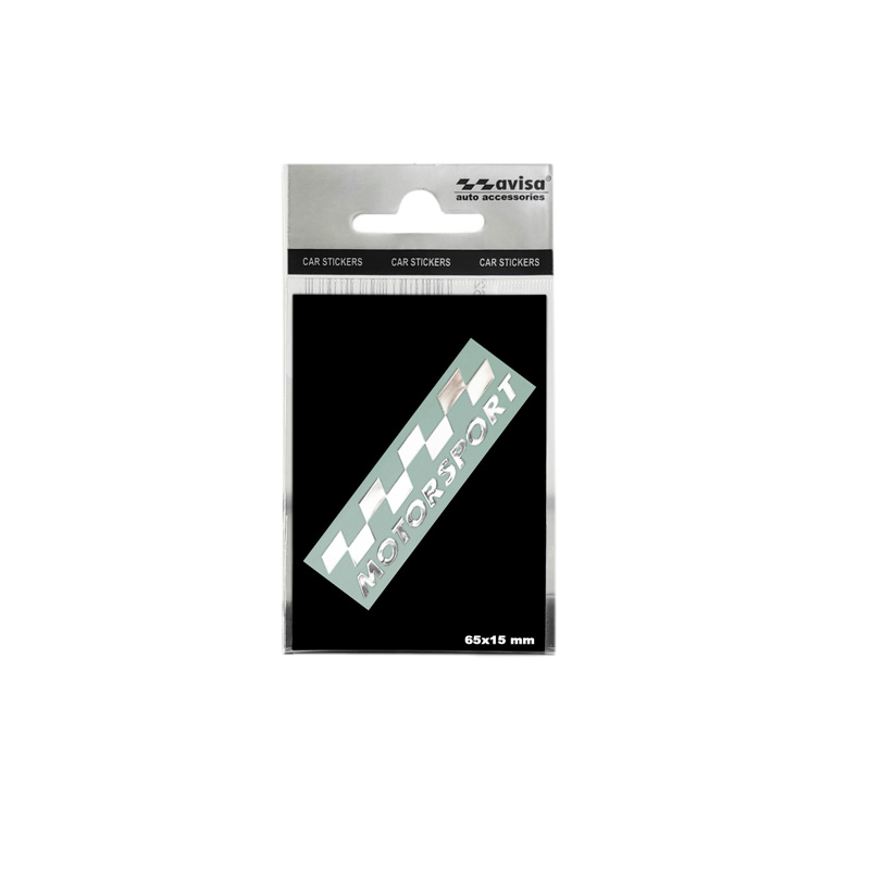 Autocollant Nickel 'MOTORSPORT' - 70x15mm