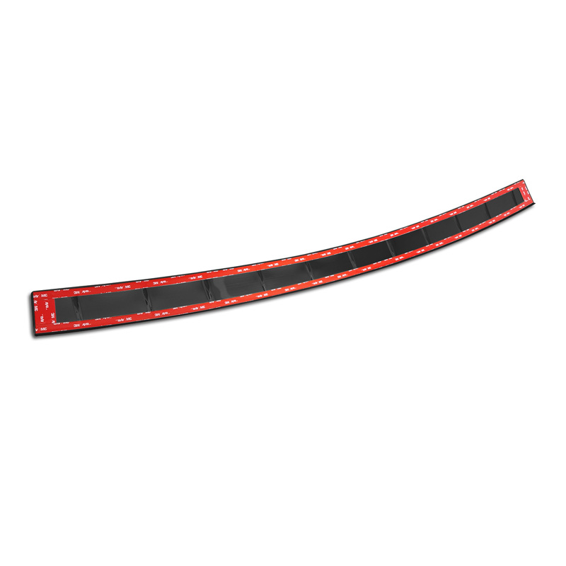 Protection de seuil arrière inox noir sur mesure pour Mercedes GLE II (W167) Facelift excl. AMG 2023- 'Ribs'