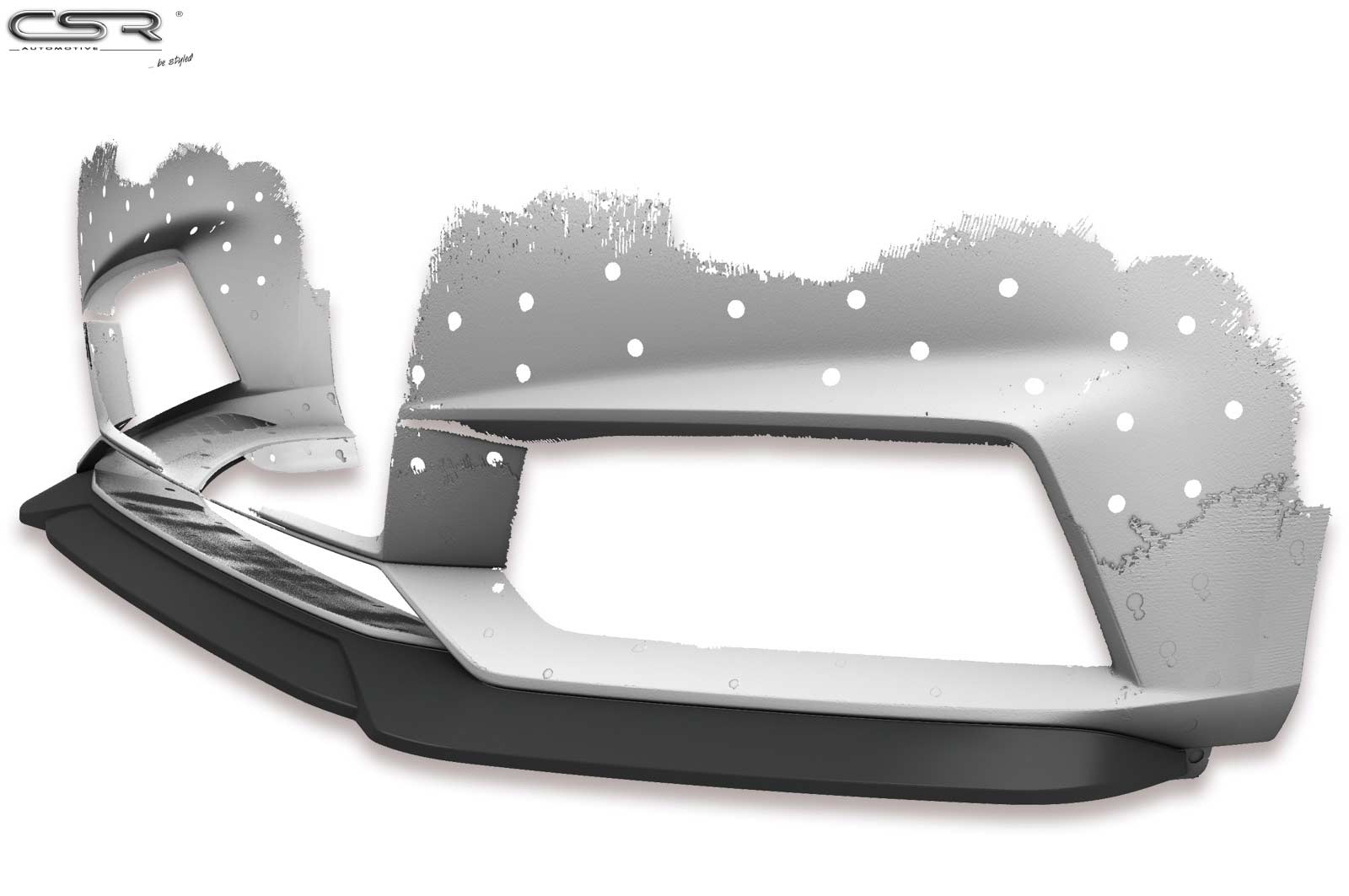 Voorspoiler Audi A4 B9 8W S-Line / S4 B9 8W Glans Zwart-outlet