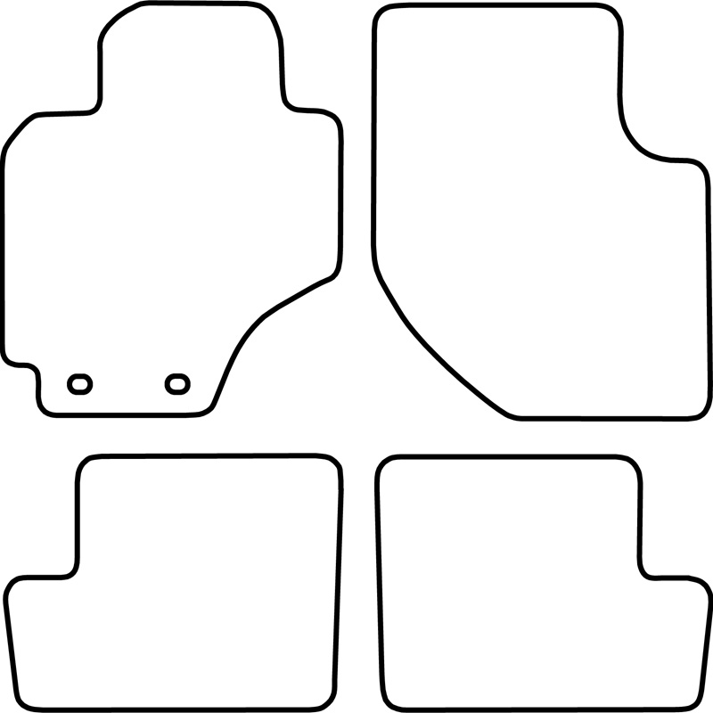 Set de tapis de sol sur mesure pour Toyota RAV4 2000-2003
