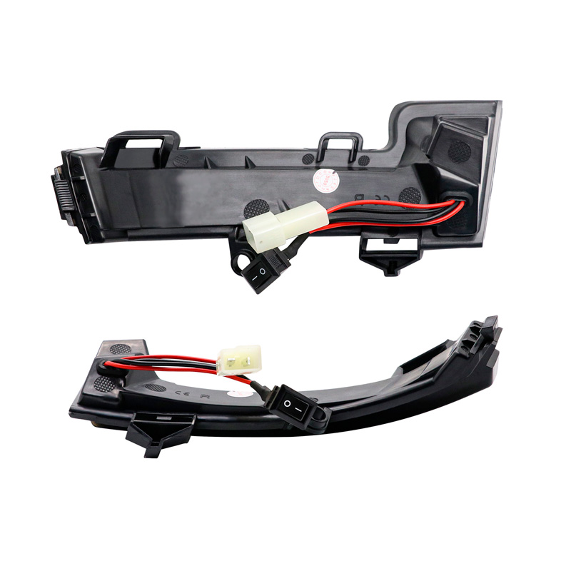 Set de Clignotants de Rétroviseurs LED sur mesure pour Skoda Octavia III 2013-2020 & Volkswagen T-Roc 2017-2020 / T-Cross 2019- - Fumée - incl. Feux Dynamiques
