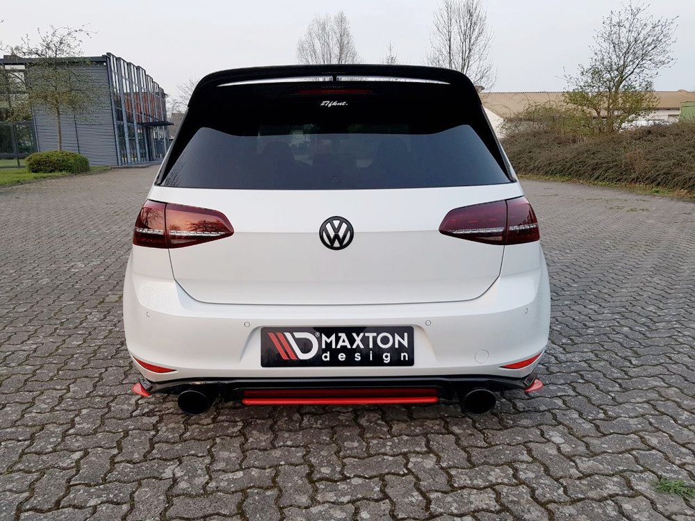 Zijdiffusers Volkswagen Golf 7 GTI Clubsport Glans Zwart