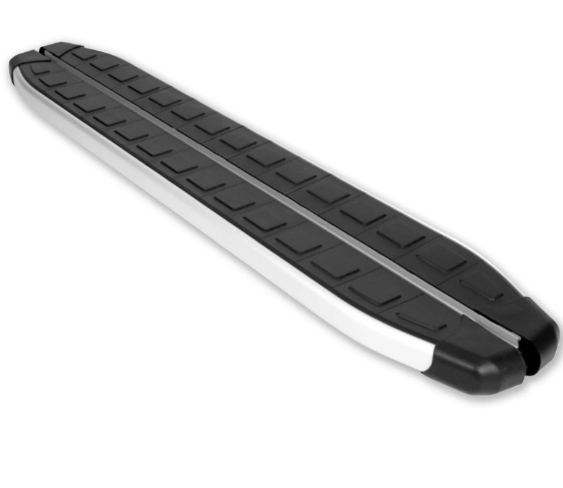 Treeplanken voor Volkswagen Transporter T5 03-15 aluminium zwart