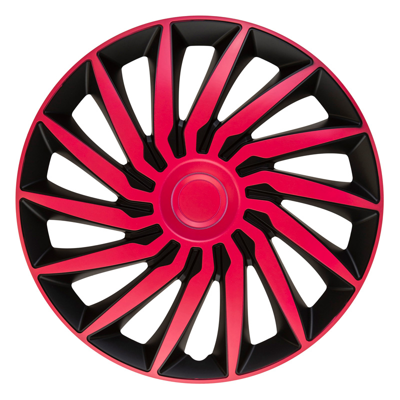 Jeu d'enjoliveurs Kendo 13-inch noir/rose