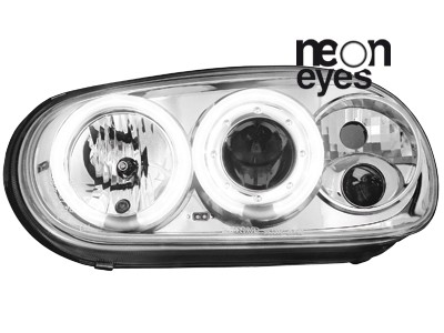 Phares VW Golf IV Angel Eyes Ice CCFL