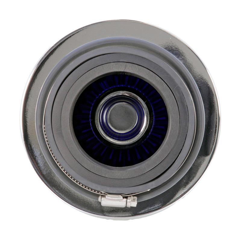 K&N RG-Serie Filtre à air universelle avec 3 diamètres d'installation Bleu (RG-1001BL-L)