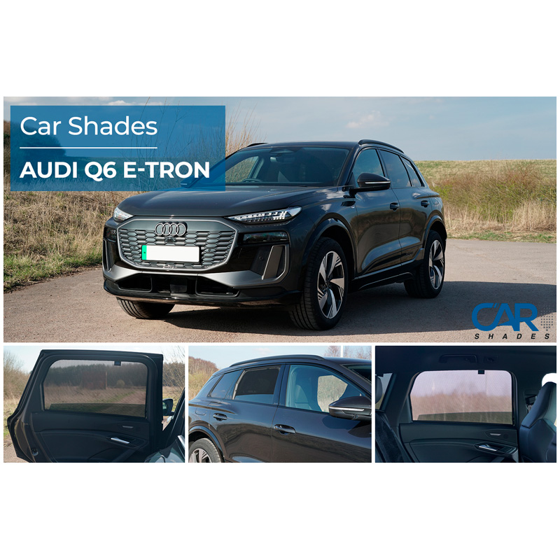 Set de Car Shades (portes arrières) sur mesure pour Audi Q6 E-Tron (GFB) 2024- (2-pièces)