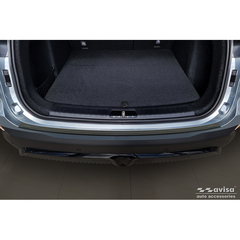 Protection de seuil arrière inox noir mat sur mesure pour BAIC Beijing 5 (X55) II 2023-