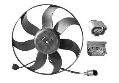 ventilator, 1.2, 1.4, 1.6, 220W, 360mm doorsnee, links VW Jetta,