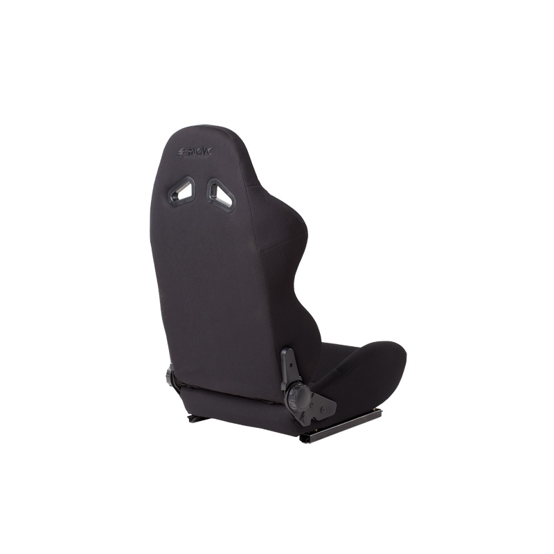 Simoni Racing Siège Baquet Max - Noir - Réglable des Deux Côtés - incl. Glissières