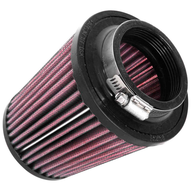 K&N Filtre à Air Universel Conique 64mm raccordement, 114mm de base, 89mm en haut, 127mm hauteur (RU-9630)