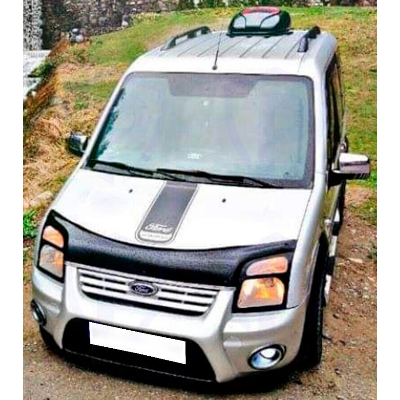 Protection du capot sur mesure pour Ford Transit Connect 2002-2008 - Noir brillant