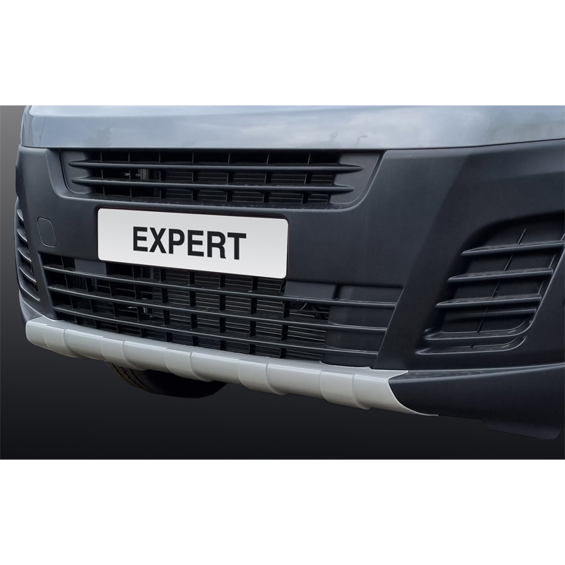 RGM Spoiler avant 'Skid-Plate' sur mesure pour Citroën Jumpy/Peugeot Expert/Toyota Proace 2016-/Opel Vivaro 2019-/Fiat Scudo 2022- Argent (ABS)