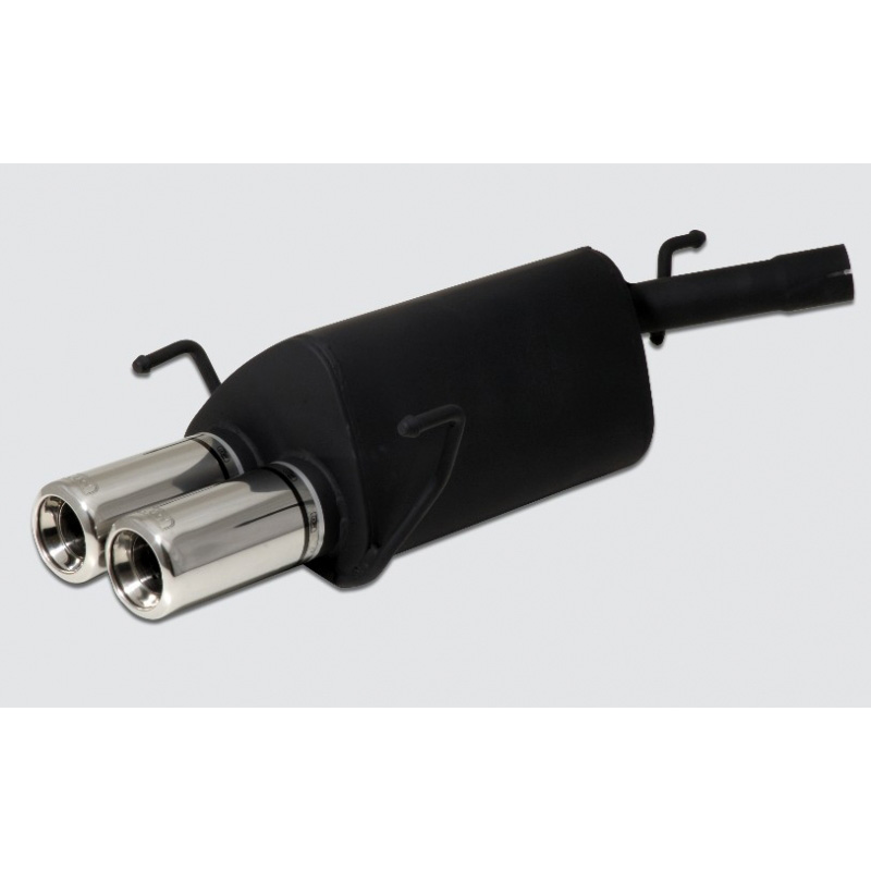 Échappement sur mesure pour Opel Corsa C HB 1.0i 12V 44kW/1.2i 16V 59kW/1.4i 16V 66kW/1.3 CDTi 51kW/1.7 Di 48/55kW/1.7 CDTi 74kW/1.8i GSi 92kW 2001-2006 2x 80mm