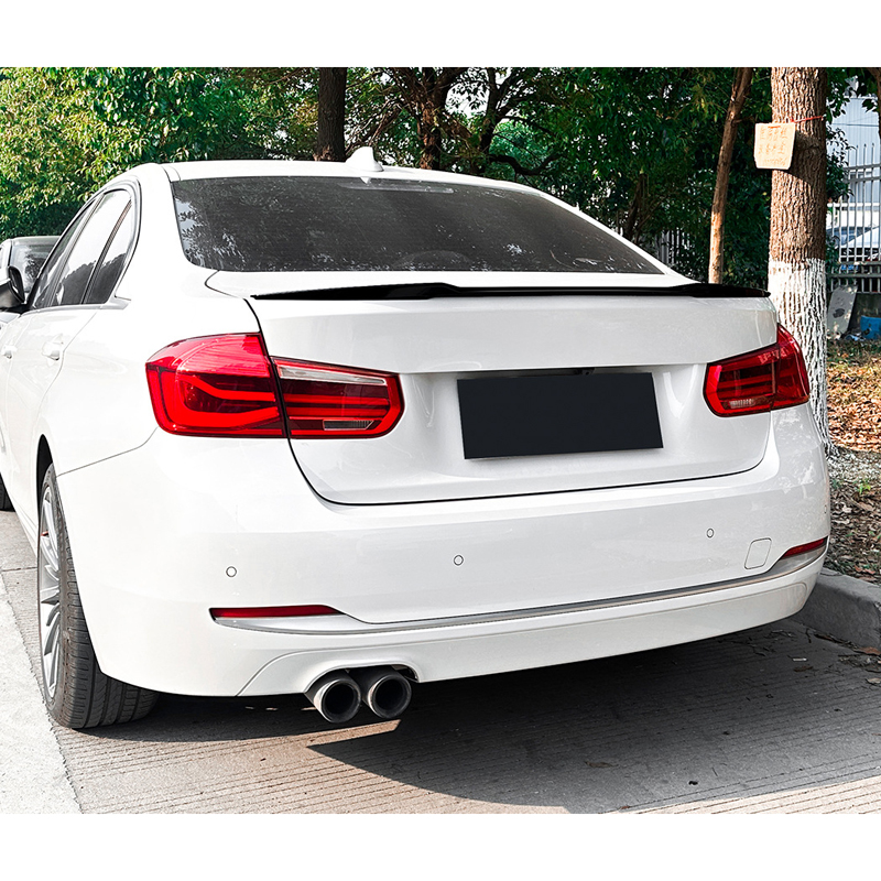 Spoiler arrière sur mesure pour BMW Série 3 F30 Sedan 2012-2019 (ABS Noir Luisant)