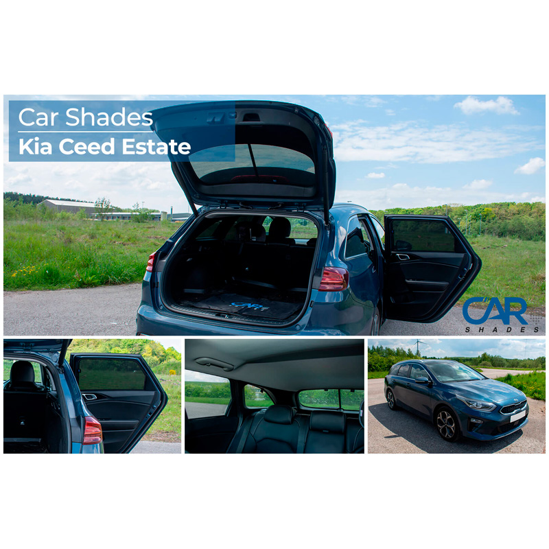 Set de Car Shades sur mesure pour Kia Cee'd (CD) SW Wagon 2018- (6-pièces)