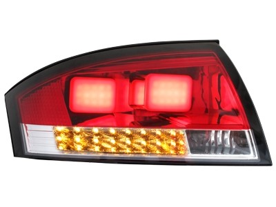 Feux arriere Audi TT 99-08 LED rouges/blanc