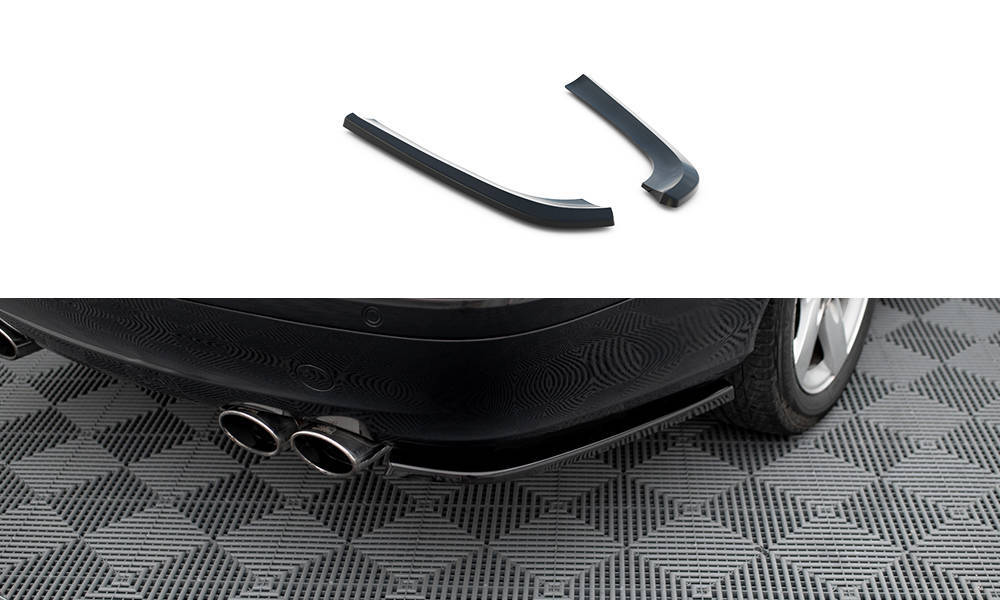 Zijdiffusers V.1 Mercedes-Benz CLK W209 2002 - 2005 Maxton Glans Zwart