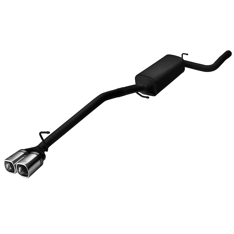 Échappement sur mesure pour Ford Focus II HB 1.4 16V 59kW/1.6 16v 74/85kW/1.8 16V 92kW/2.0 16V 107kW/1.8 TDCi 85kW 2005-2010 2x 80x65mm