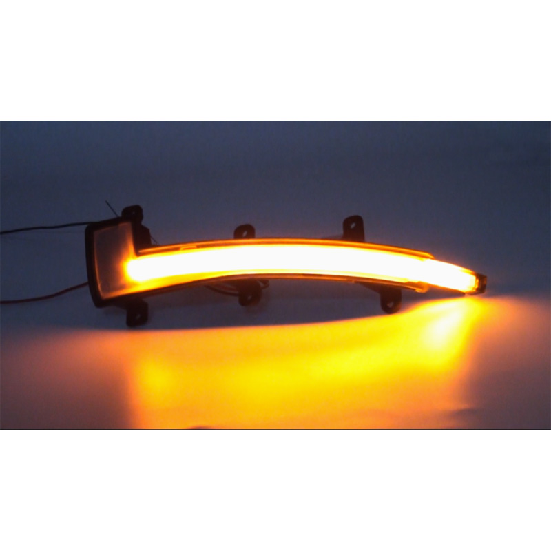Set de Clignotants de Rétroviseurs LED sur mesure pour Audi TT 2006-2014 & R8 2007-2016 - Fumée - incl. Feux Dynamiques