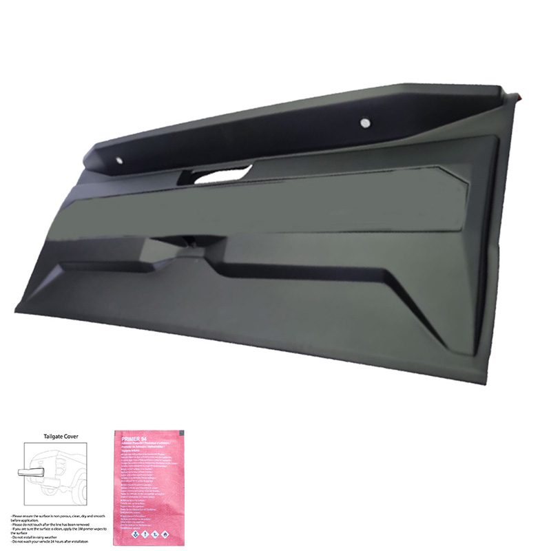 Protecteur de hayon sur mesure pour Ford Ranger T6/T7/T8 2012-2022 - Noir mat