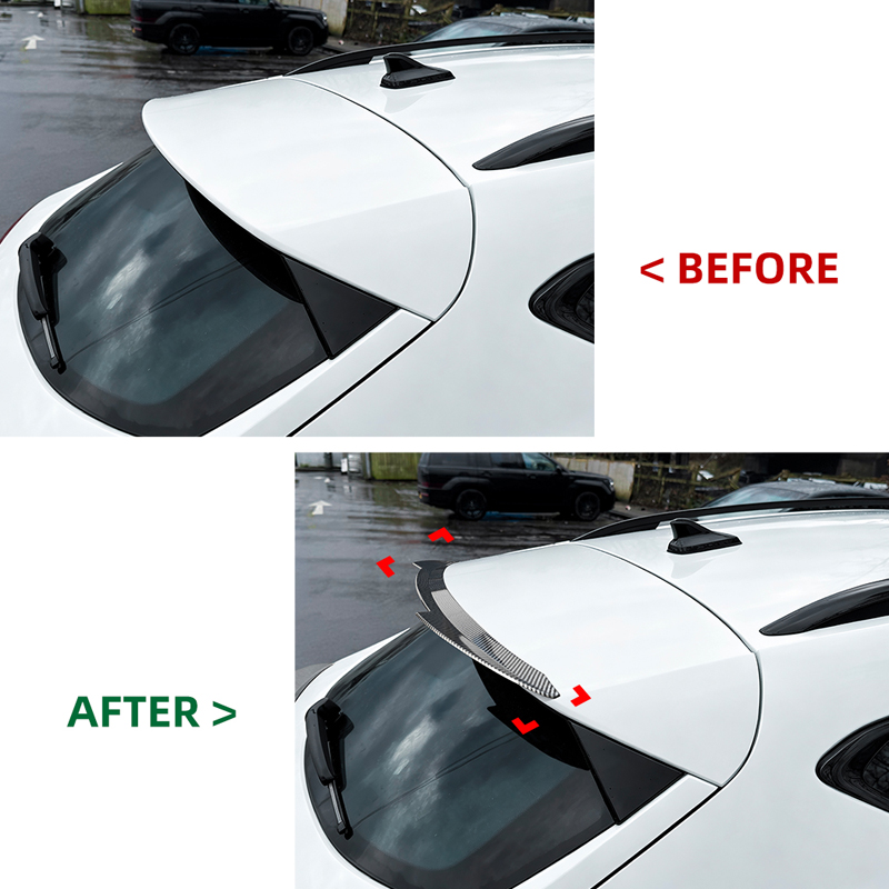 Becquet de toit (Spoiler Cap) sur mesure pour Cupra Formentor 2020-2024 & Facelift 2024- (ABS Noir Luisant)
