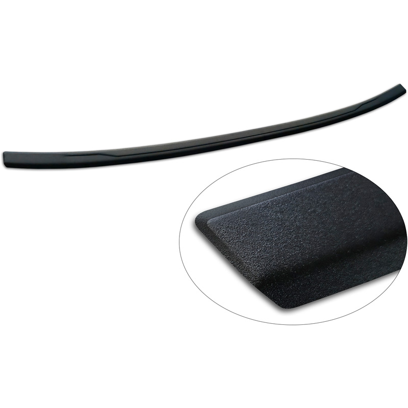 Avisa Protection de Seuil de Coffre Acier Inox sur mesure pour Skoda Elroq 2024- - Noir Mat