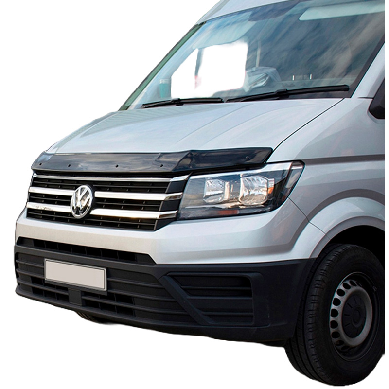 Protection du capot sur mesure pour Volkswagen Crafter MK2 2016- & MAN TGE MK1 PreFacelift 2016- - Noir brillant