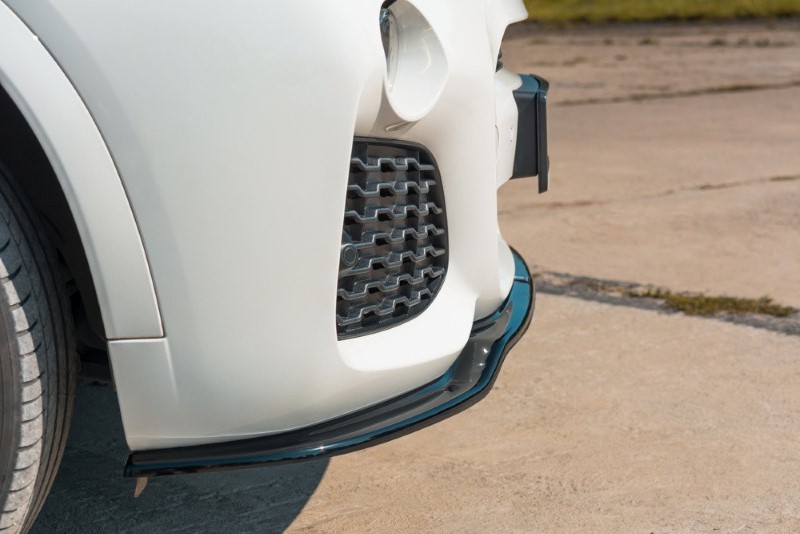 Voorspoiler BMW X3 F25 M-Pack Facelift Glanzend Zwart