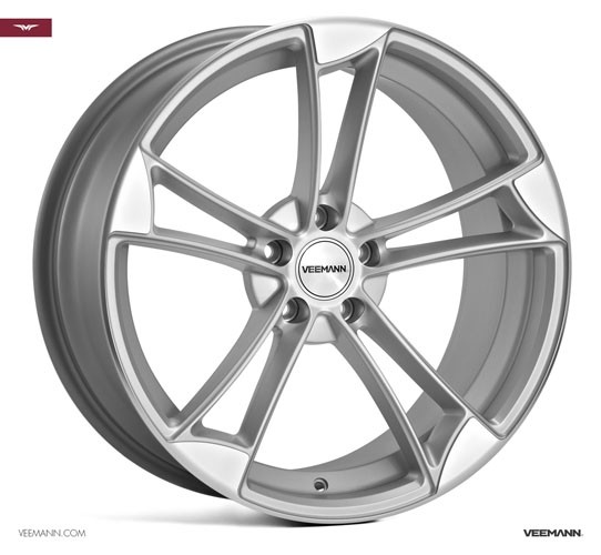 Veemann VM1 19X9 5X112 ET25 SATIN-SILVER-MACHINED-POLISHED Velge