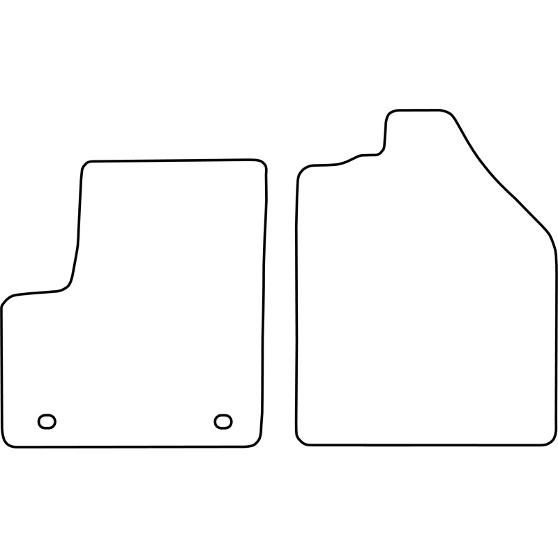 Set de tapis de sol sur mesure pour Ford Connect 2002-
