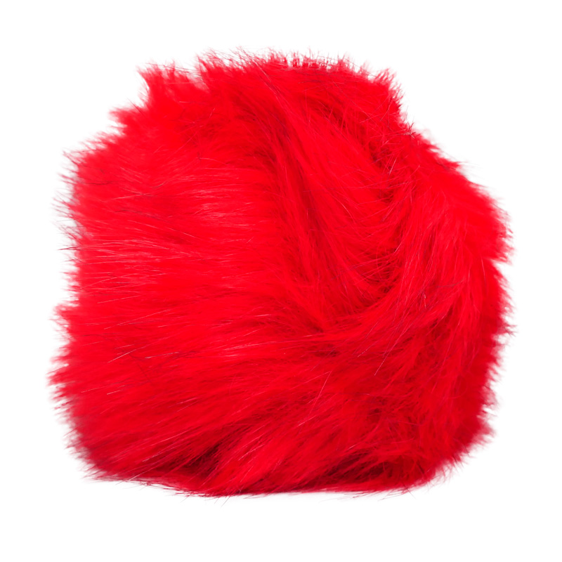 Simoni Racing Housse pour Pommeau de Vitesse Fluffy Fur - Rouge