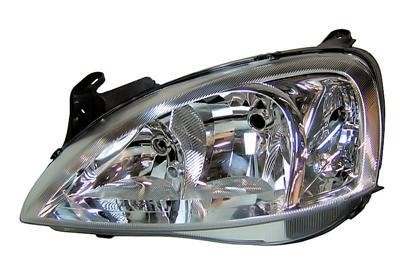 koplamp, Valeo, H7+H1, elektr verstelb, rechts, 08/2004-Opel Cor