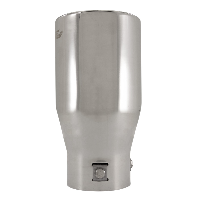 Simoni Racing Embout d'Échappement Rond Inox - Ø103xL200mm - Montage ->72mm