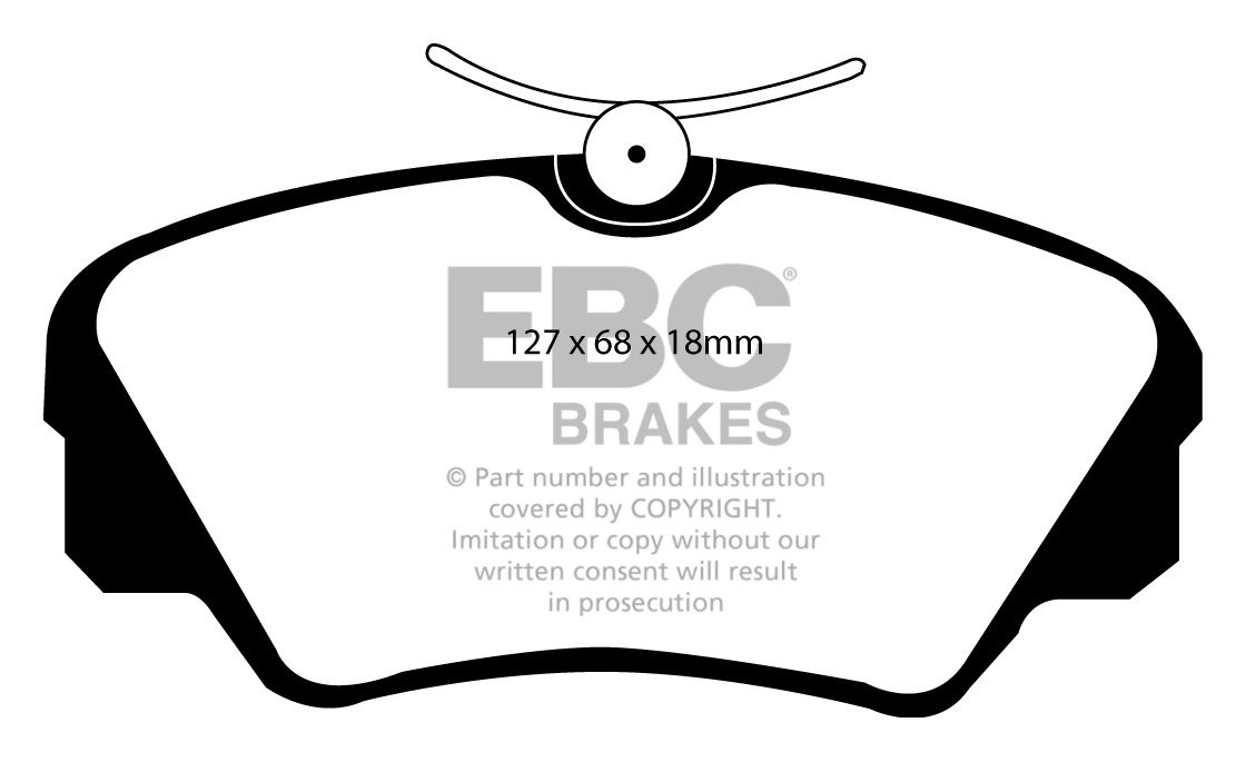 EBC Brakes VAUXHALL (OPEL) Senator 3.0 90-93 Remblokken voorzijd