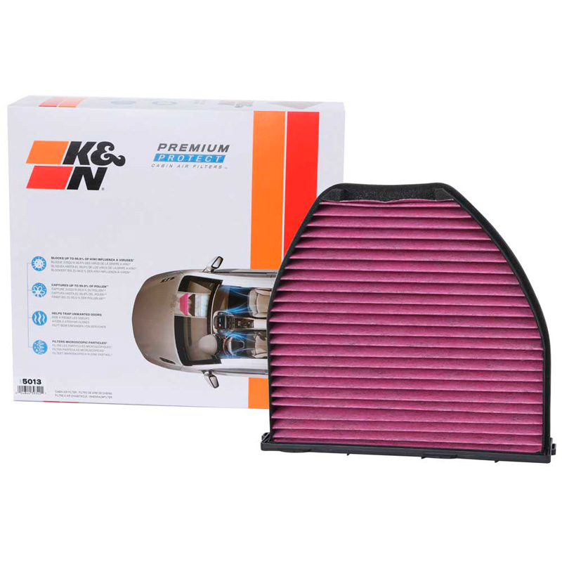 K&N Filtre à Air d'Habitacle Jetable Premium sur mesure pour Mercedes divers modèles (DVF5013)
