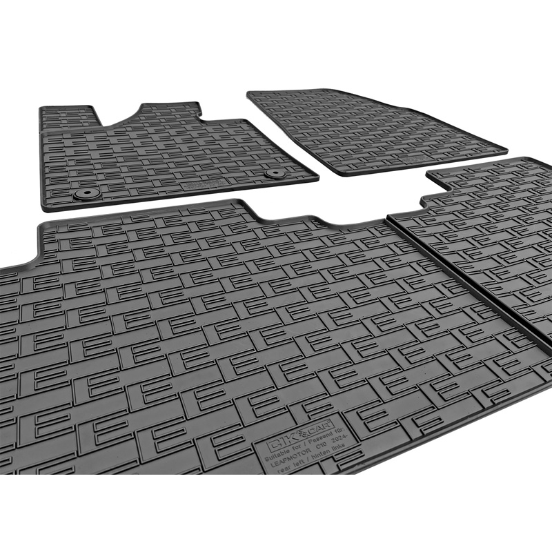 Set tapis de caoutchouc sur mesure pour Leapmotor C10 2024- (3-pièces + points de fixage)