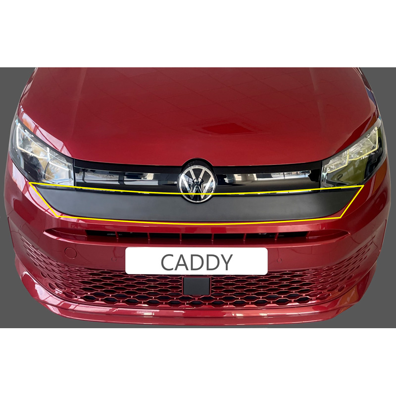 RGM Cache pare-chocs/grille avant sur mesure pour Volkswagen Caddy V 2020- Noir
