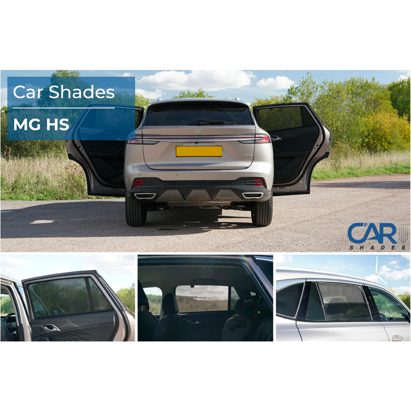 Set de Car Shades (portes arrières) sur mesure pour MG (E)HS II 2024- (2-pièces)