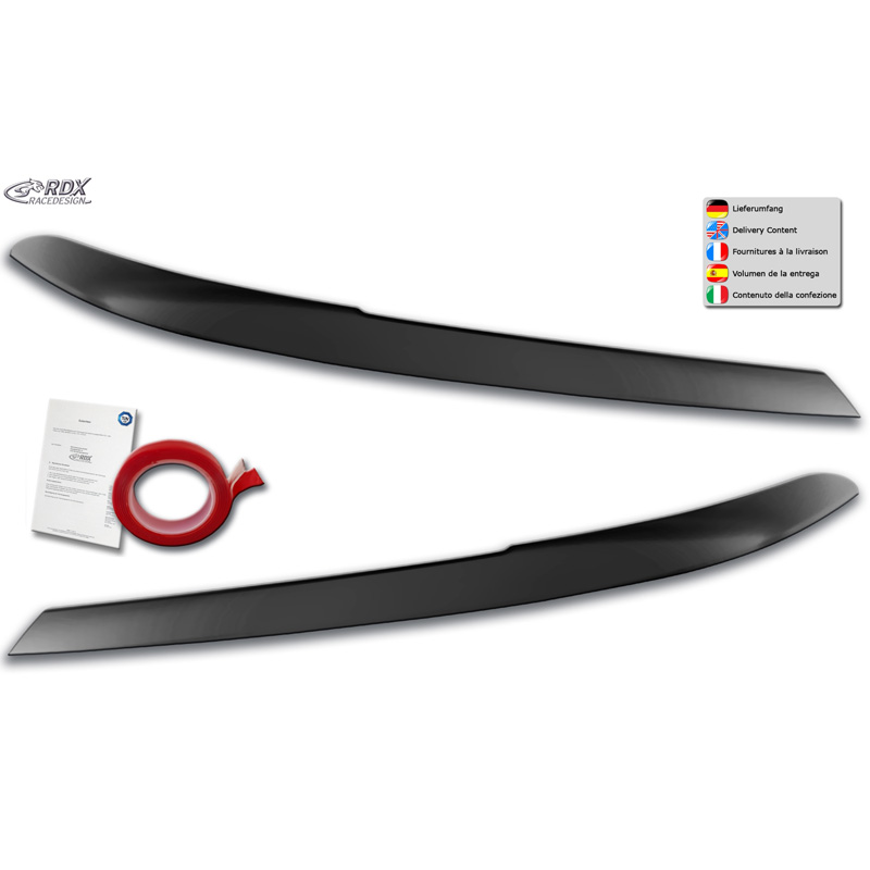 Spoilers de phares sur mesure pour Volkswagen Passat 3G B8 2014-2019 & 2019- (ABS)