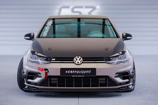 Canards Volkswagen Golf 7 R 17-21 CSR Glans Zwart