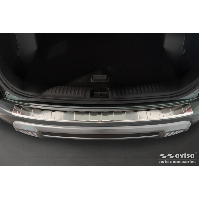 Protection de seuil arrière inox sur mesure pour SsangYong Torres (J100) 2022- 'Ribs'