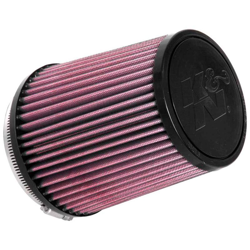 K&N Filtre à Air Universel Conique 102mm raccordement, 137mm de base, 114mm en haut, hauteur 152mm (RU-4550)