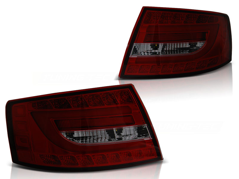Taillights Audi A6 4F Sedan Tube LED red