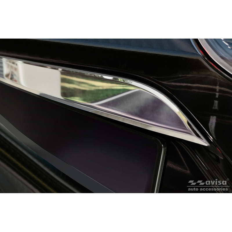 Revêtement d'habillage du hayon du coffre inox Chrome sur mesure pour Toyoto Corolla Cross (XG1TJ) 2022-