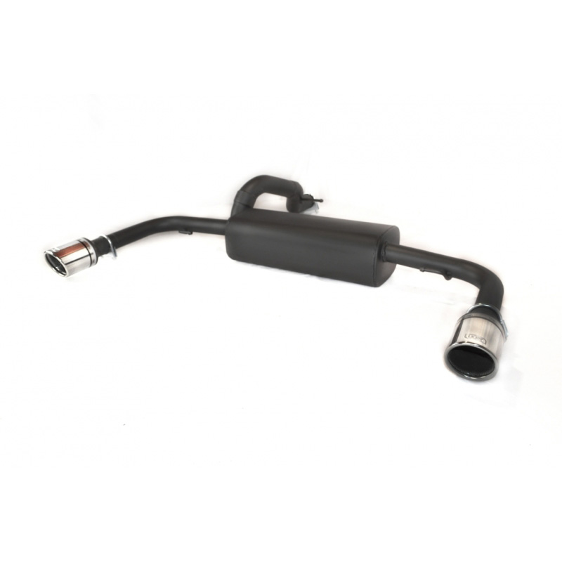 Échappement double sur mesure pour Volvo V40 1.6 88/110kW 2012- 90mm